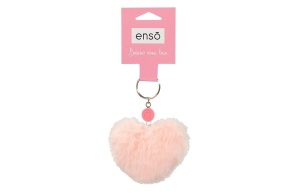 ENSO FLUFFY CHARMS dečiji privezak - light pink