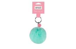 ENSO FLUFFY CHARMS dečiji privezak - tirkizna