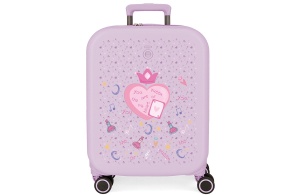 ENSO QUEEN OF HEARTS dečiji kofer 55 cm - ljubičasta