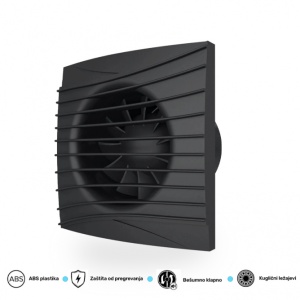 ERA FAN F125 SILENT 5C ЧЕРНЫЙ