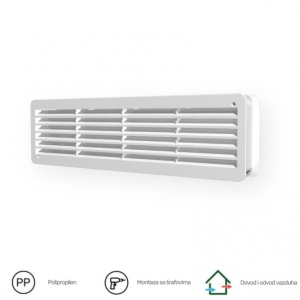 ERA ZALUZINA 4513DP BELA (450x131 mm) - Img 3