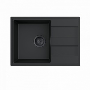Granitna sudopera MILO METRO 62x44 Lava stone sa sifonom - Img 2
