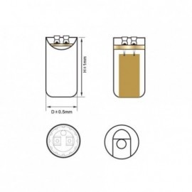 KONDEZATOR STARTNI 100-125MF GMC 4PIN 250V/50HZ - Img 3