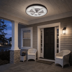 LED PLAFONJERA YL-FAN-G001 48W 2700K/4000K/6500K CRNA DIMABILNA - Img 6