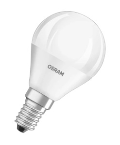 LED star bulb miniglobe E14 40 470LM frosted Osram