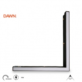 MAGNETIC SVETILJKA LED01-L-18W 3000K 120° 48V DC CRNA NEW - Img 2