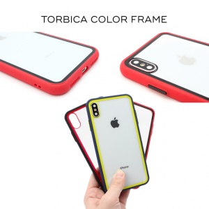 Maska Color Frame za Huawei P40 Lite E crvena - Img 3