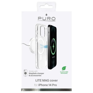 Maska Puro LITE Mag za iPhone 14 Pro 6.1 transparent - Img 4