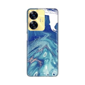 Maska Silikonska Print za Realme C55 Blue Marble
