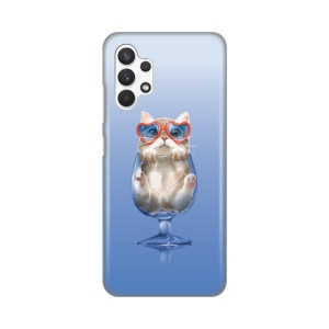 Maska Silikonska Print za Samsung A325F Galaxy A32 4G Funny Cat