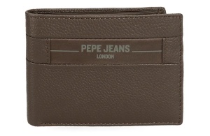PEPE JEANS CHECKBOX muški novčanik - braon