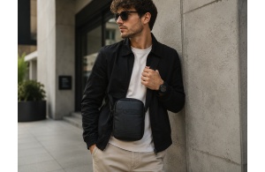 PEPE JEANS DORKING muška torba na rame - crna - Img 10