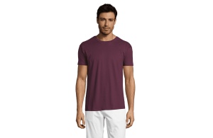 REGENT unisex majica sa kratkim rukavima - bordo, S