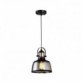 RUSTIK 93 VISILICA 1*E27 BLACK/COPER/COGNAC GLASS - Img 3