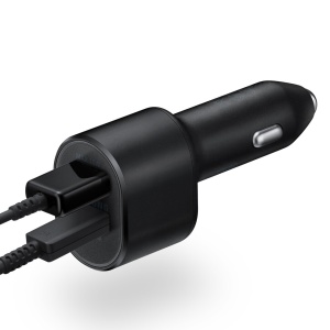 Samsung auto punjac Type C 45W+ USB A 15W crni sa kablom Type-C crni (EP-L5300XBEGEU) - Img 2