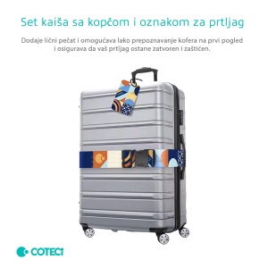 Sigurnosna traka za kofer Coteci sarena - Img 2