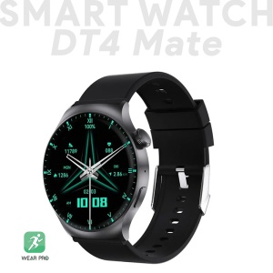Smart Watch DT4 Mate crni (silikonska narukvica) - Img 1