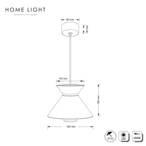 SOLEA 175 VISILICA 12W 3000K CRNA - Img 3