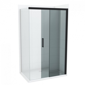 Stakleni paravan COPEN ALPHA BLACK 140x200cm 8mm staklo - Img 2