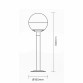 SVETILJKA JM-4824 STUBNA 1*E27 IP44 ANTRACIT (h-800 mm) - Img 2