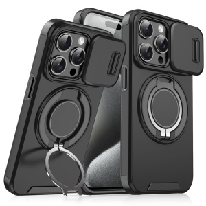 Torbica CamShield Ring stand za iPhone 15 Pro Max 6.7 crna - Img 1