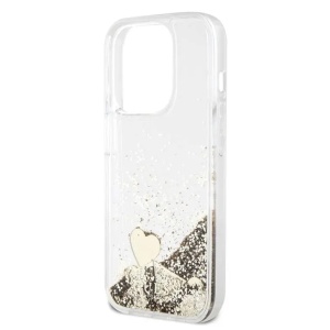 Torbica Guess Hc Liquid Glitter Charms za iPhone 15 Pro 6.1 zlatna (GUHCP15LGLHFLGO) - Img 3