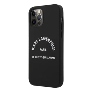 Torbica Karl Lagerfeld Hc Silicone RSG za iPhone 12/12 Pro 6.1 crna (KLHCP12MSLSGRBK) - Img 2