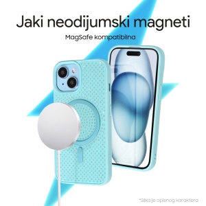 Torbica Magsafe Crystal Glow za iPhone 16 Pro 6.3 srebrna - Img 3