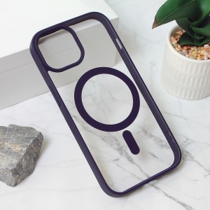 Torbica Magsafe Frame Color za iPhone 15 6.1 ljubicasta - Img 1