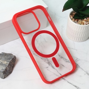 Torbica Magsafe Frame Color za iPhone 15 Pro 6.1 crvena - Img 1