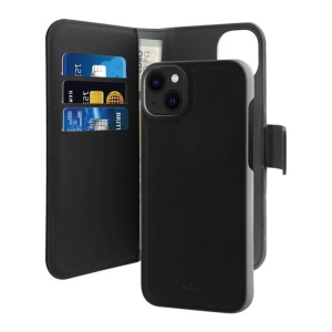 Torbica Puro novcanik 2u1 za iPhone 14/13 6.1 crna - Img 1