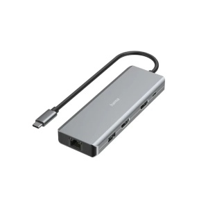 USB Hub 9 porta Hama/2 x HDMI/USB-A/USB-/ LAN/RJ-45
