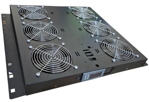 Ventilator panel sa 6 ventilatora sa digitalnim kontrolerom Mirsan MR.FAN6DT.01 Crni