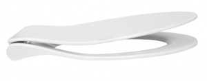 WC daska MINOTTI duroplast soft close bela slim take off - Img 2