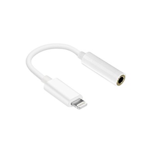 Аудиокабель для iPhone белый