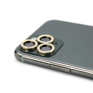 Защитная пленка Diamond для камеры iPhone 12 Mini 5.4, цвет золотой - Img 2