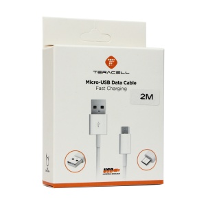 Кабель для передачи данных Teracell Plus micro USB черный 2 м