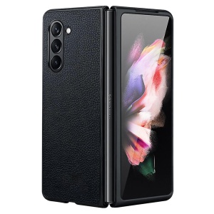 Кожаный складной чехол для Samsung F946B Galaxy Z Fold 5 5G, черный