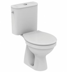 Моноблок IDEAL STANDARD ULYSSE с сиденьем для унитаза, пластиковые петли - simplon