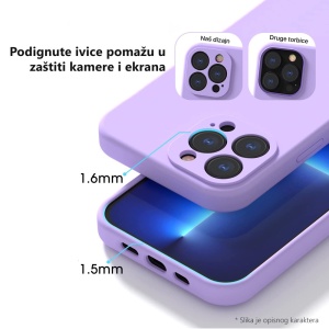 Мягкий бархатный чехол Teracell для Huawei Honor X8 розовый - Img 3