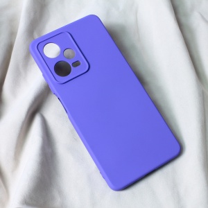 Мягкий бархатный чехол Teracell для Xiaomi Redmi Note 12 Pro 5G (EU), фиолетовый