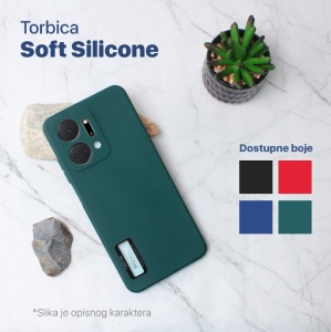 Мягкий силиконовый чехол для Samsung A145R/A146B Galaxy A14 4G/5G синий - Img 2