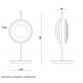 Monari 23 stona lampa 15W 3000K