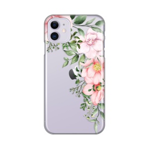 Силиконовый чехол с принтом для iPhone 11 6.1 с нежным узором розы