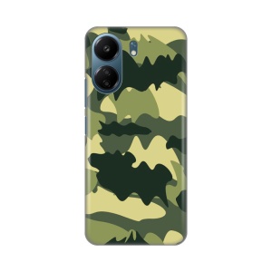Силиконовый чехол с принтом для Xiaomi Redmi 13C Army