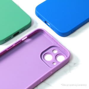Силиконовый чехол Pro Camera для iPhone 15 Plus 6.7 тёмно-синий - Img 3