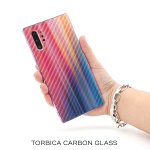 Чехол из углеродного стекла для Samsung A715F Galaxy A71 оранжевый - Img 4