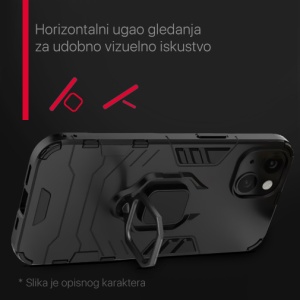 Чехол-кольцо Cube Ring для iPhone 14 Pro 6.1, черный - Img 4
