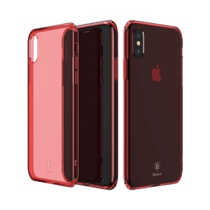 Чехол Baseus Simple Anti-Dear Case для iPhone X, красный