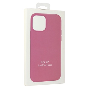 Чехол Beautiful Shine Leather для iPhone 12 6.1 розовый - Img 3